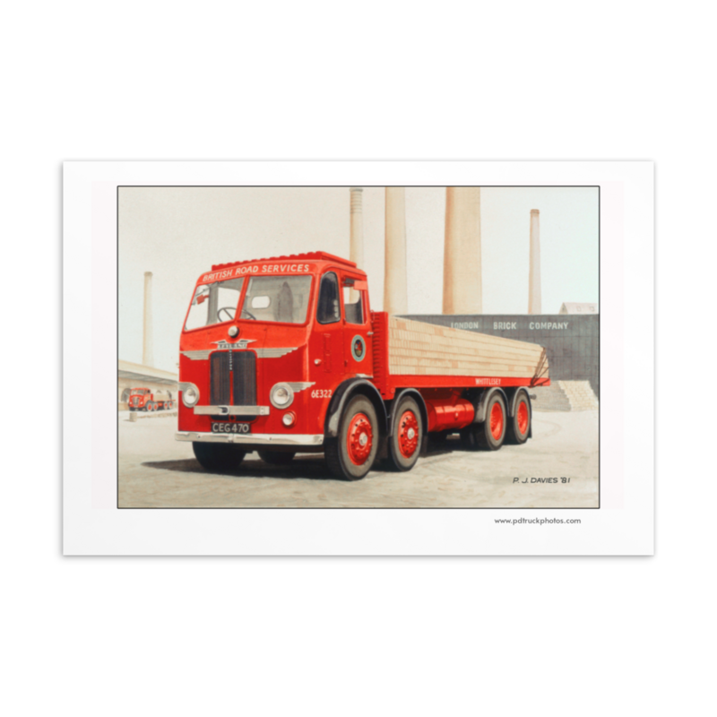 Postcard 6x4 BRS Whittlesey Leyland Octopus