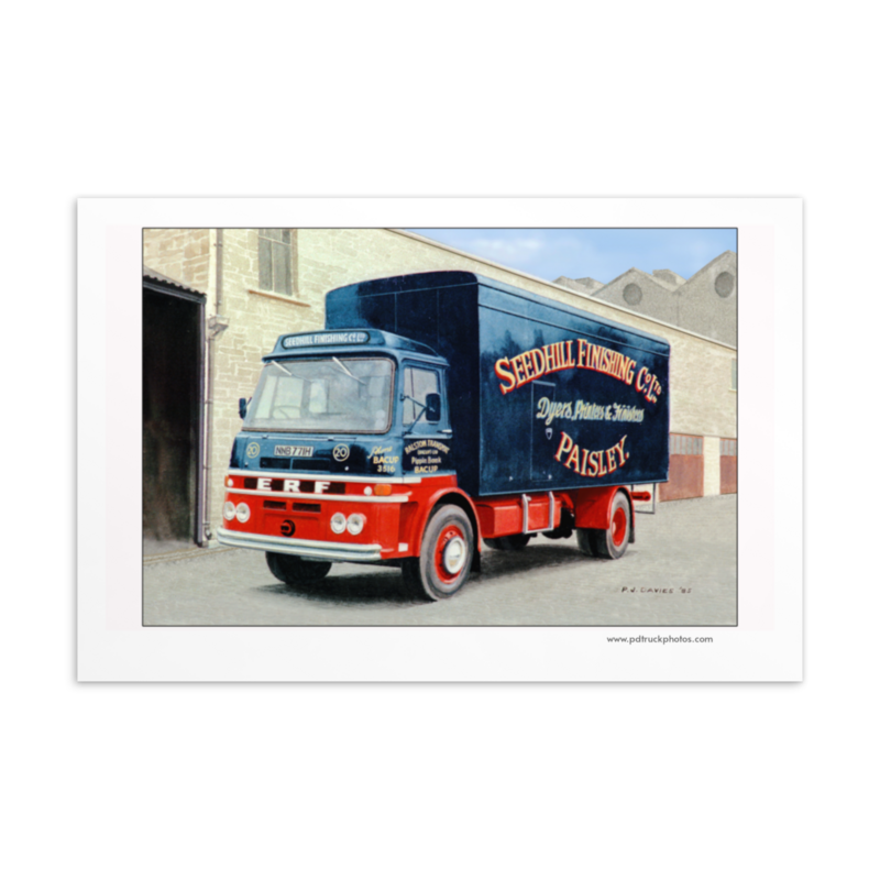 Postcard 6x4 ERF LV