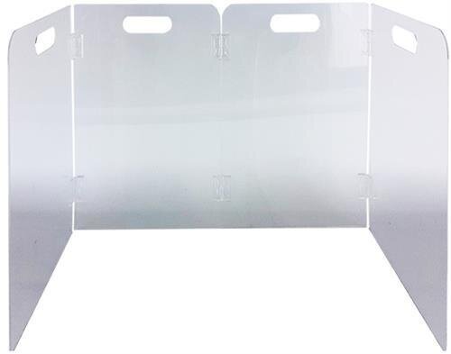 4 Tier L Shaped Foldable Protective Transparent Shield