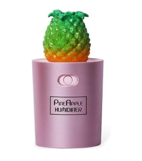 Pineapple Shaped Multifunctional Humidifier - Pink
