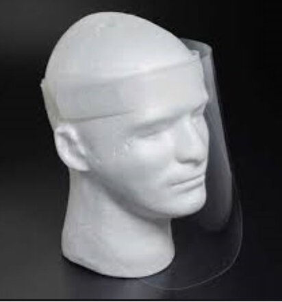 Splash Protection Faceshield with wide Foam Padding