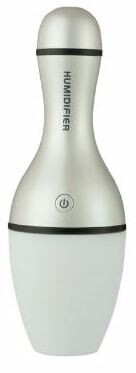 Bowling Bottle Shaped USB Humidifier - White and Black