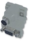 Manhattan Mouse Adapters-Mini-DIN 6 Female to DB 9 Female