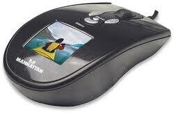 Manhattan USB Photo Frame Optical Mouse -Built-in 1.5&quot; LCD screen.