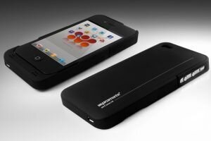 Promate airCase.i4 Air Charger Receiver Charging Case for iPhone 4-Black