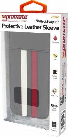 Promate Zino BlackBerry Z10 Protective Leather Sleeve Colour: Grey