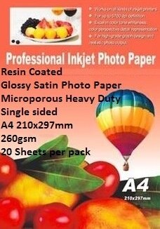 E-Box Resin Coated Glossy Satin Photo Paper