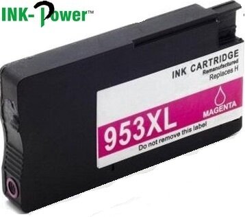 Inkpower Generic Replacement Cartridge F6U17AE for HP Officejet Ink Cartridge 953XL High Yield Magen
