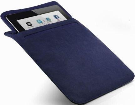 Promate iSleeve.1 ipad premium protective vertical cover-up shamwa leather case with extra pocket