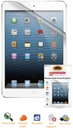 Promate proShield.iPm-C Premium Clear Screen Protector for iPad Mini Retail Box 1 Year Warranty