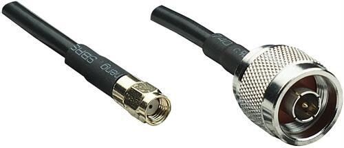 Intellinet Antenna Cable CFD200 N Type Male Connector and RP SMA Female Connector- 1.8 metre Cable L