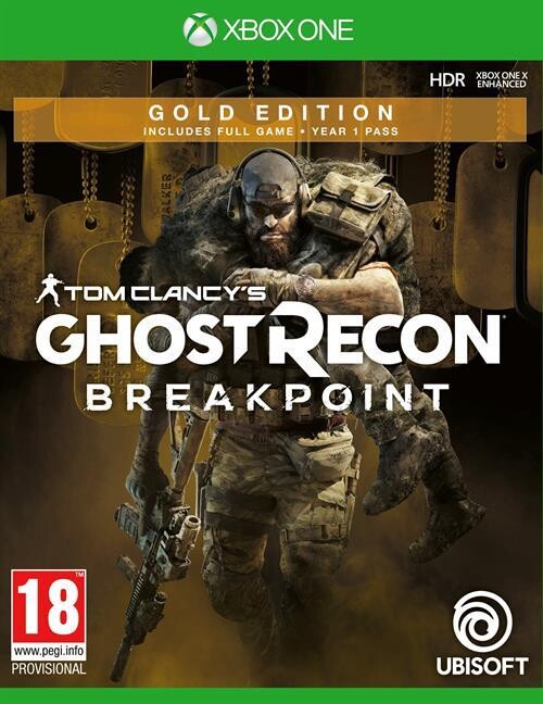 Xbox One Game Tom Clancy Ghost Recon Breakpoint Gold Edition
