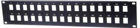Netix 32 Port Blank Patch Panel-CAT5E