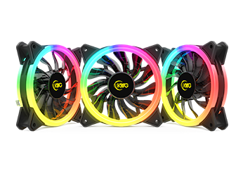 KWG Gemini M1 1203, 3 x 120mm Case fans RGB
