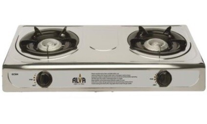 Alva 2 Plate Stainless Steel Gas Stove