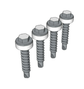 KD Solar screw for IBR &amp; corrugated no-rail roof mounting brackets