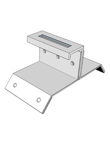 KD Solar 78mm Landscape mounting bracket for corrugated roof