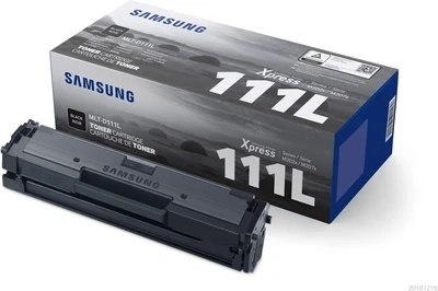 HP Samsung MLT-D111L. Black toner page yield: 1800 pages, Printing colours: Black, Quantity per pack