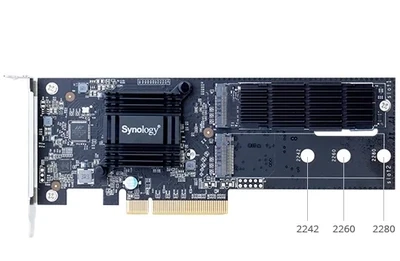 Synology M2D18. Host interface: PCIe, Output interface: M.2, Expansion card standard: PCI 2.0. Produ
