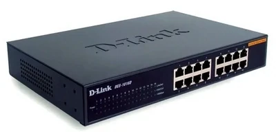 D-Link DES-1016D/E. Switch type: Unmanaged. Basic switching RJ-45 Ethernet ports quantity: 16. Full