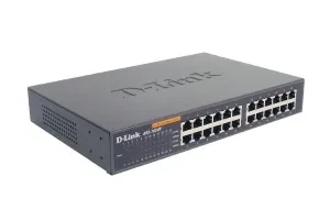 D-Link 24-port 10/100M NWay Desktop - Internal PSU (incl. 19" rack mount kit). Switch type: Unmanage