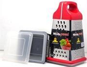 Totally 4 Sided Grater With Storage Container- 4 Stainless S
