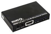 Ellies 3 Port Bi Directional HDMI Switch- Supports HDMI 2.0