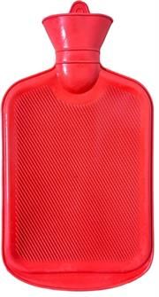 Casey Deluxe 2 Litre Rubber Hot Water Bottle Red - Edge To E