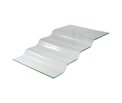 4-Step Stand - Clear Glass 66 X 40 X 13cm