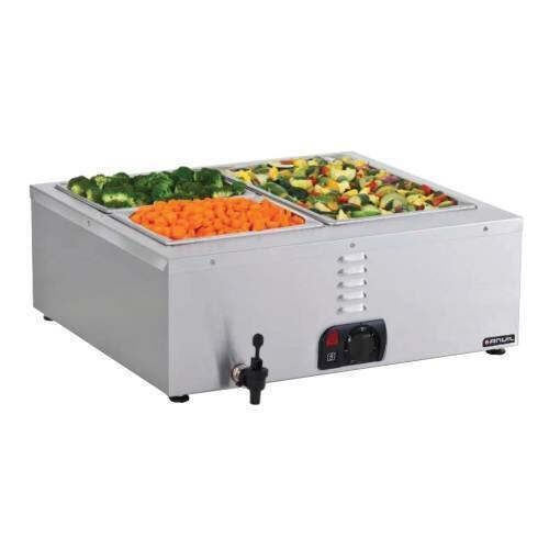 Bain Marie Table Top - 2 Division