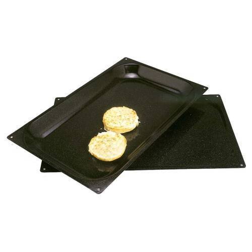 Baking Tray Enamelled - 535 X 325 X 10 mm (Black)