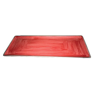 Buffet Tray Red - 49 X 20cm (1)