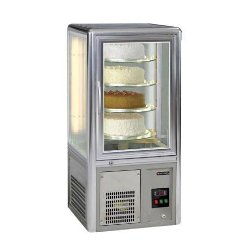 Cake Dislay Fridge - Salvadore Rotating Shelves -Table Top
