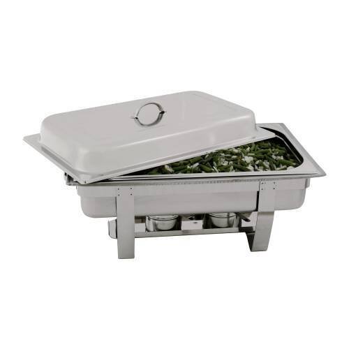 Chafing Dish Stainless Steel-Polished (Rectangular) 7.5lt