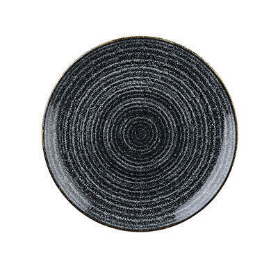 Charcoal Black - Coupe Plate - 21.7cm (12)