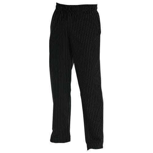 Chefs Uniform - Baggies Black Pin Stripe -Small