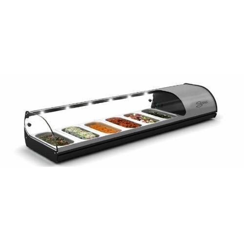 Cold Food Bar - Salvadore 8 Insert - Silver