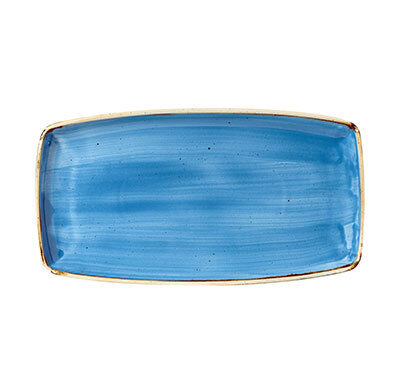 Cornflower Blue - Oblong Plate - 29.5 X 15cm (12)