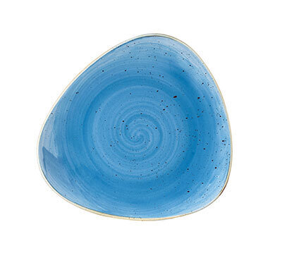 Cornflower Blue - Triangle Bowl - 15.3cm (12)