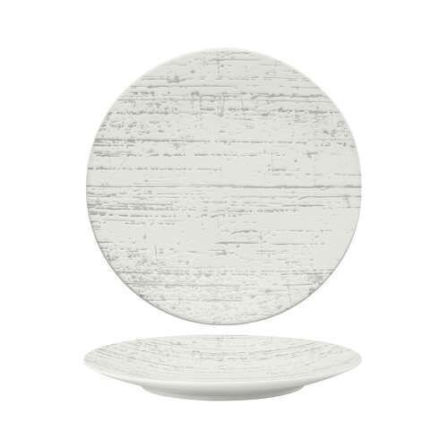 Drizzle - White - Round Plate - 28cm (12)