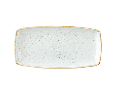 Duck Egg Blue - Oblong Plate - 29.5 X 15cm (12)