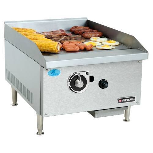 Flat Top Griller Anvil - 400mm - Premier Range - Gas