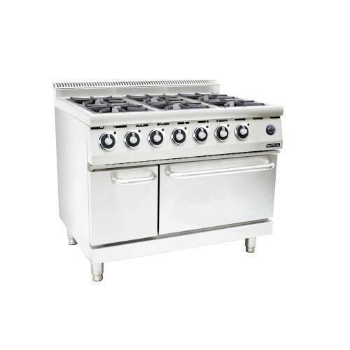 Gas Stove With Gas Oven Anvil - 6 Burner