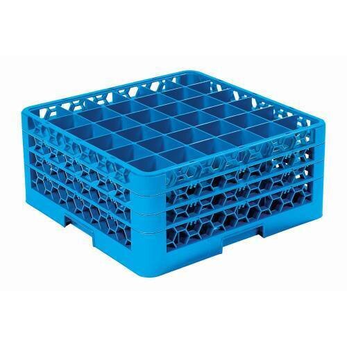 Glass Rack 36 Compartment (Blue)