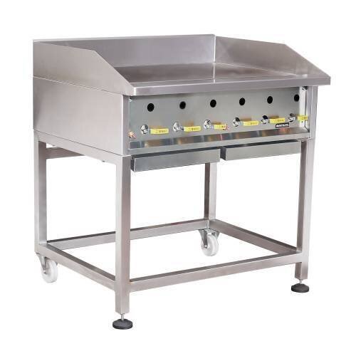 Heavy Duty Solid Top Griller - Gas - 900