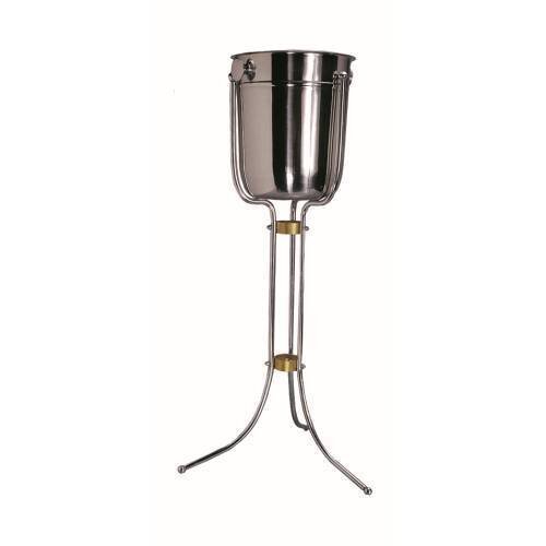 Ice Bucket Stand -Chrome Plated - Floor Standing 715 mm