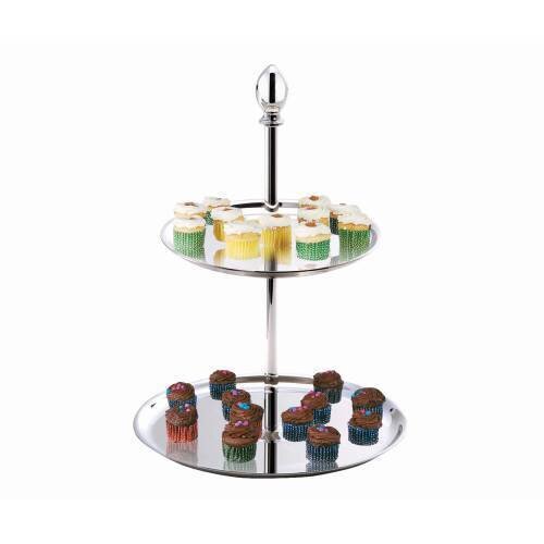 Infiniti Cake Stand 2-Tier - 211mm (H) (Diameter: 125mm / 158mm)