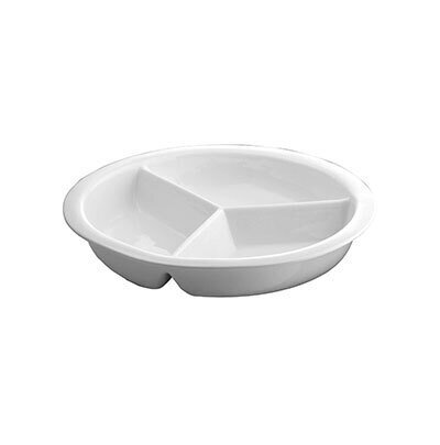 Insert Round Porcelain 3 Div 388mm 3lt