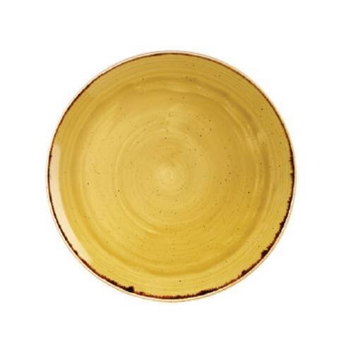 Mustard Seed Yellow - Coupe Plate - 21.7cm (12)