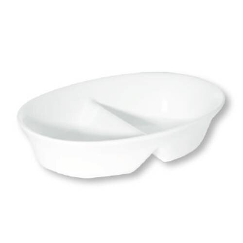 Oval Divided Bowl - 20cm (6)
